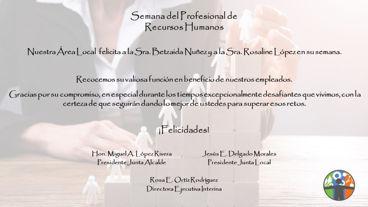 Felicitaciones Semana del Profesional de Recursos Humanos