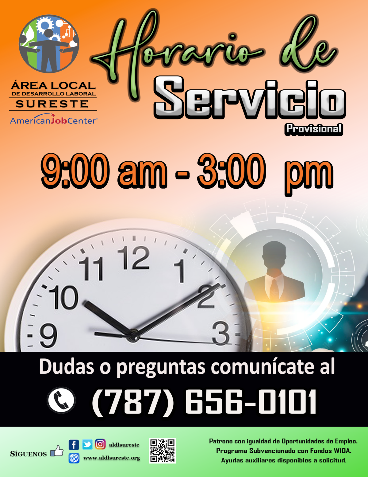 Horario de Servicio Provisional