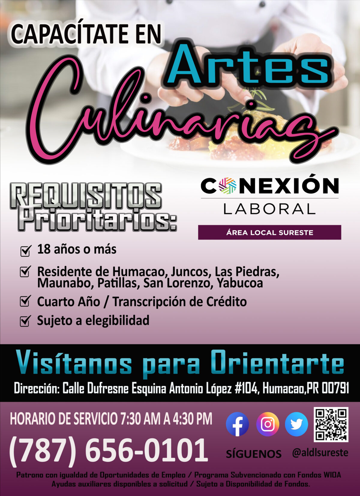 Taller: Capacítate en Artes Culinarias