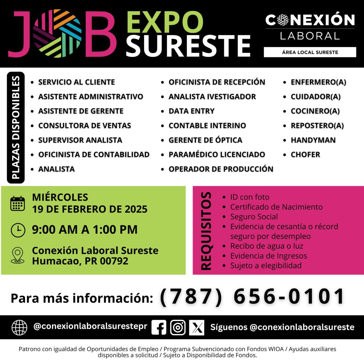 Job Expo Sureste – 19 de febrero de 2025